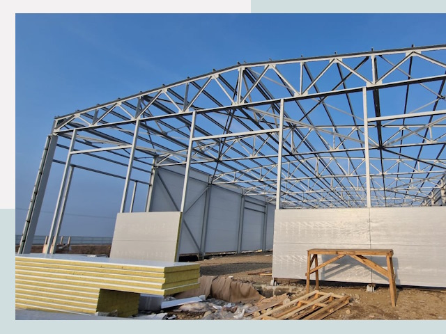 Утепленные ангары в Ишимбай от 608 руб. за м²