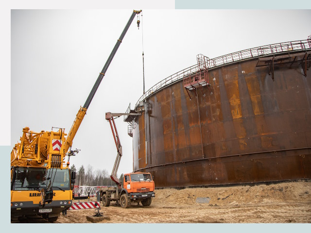 Монтаж резервуаров в Ишимбае от 608 руб. за м³