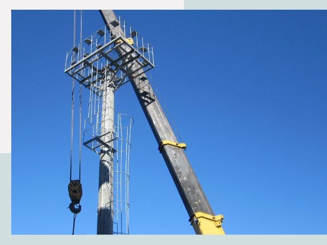 Монтаж осветительных мачт в Ишимбай от 608 руб.