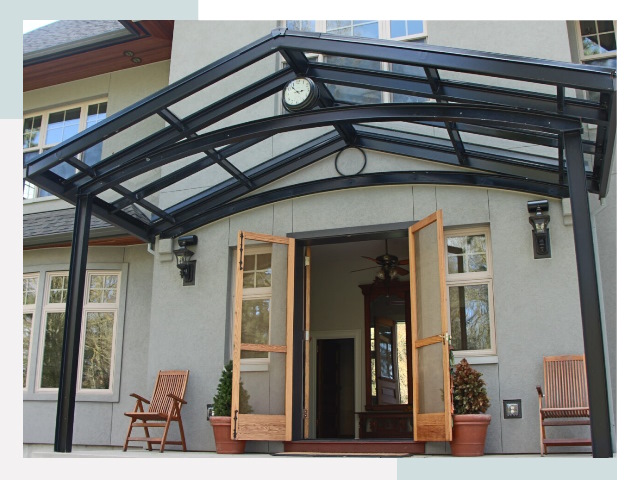 Козырьки металлические в Ишимбае