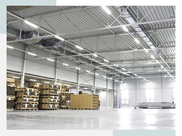 Освещение ангаров в Ишимбае