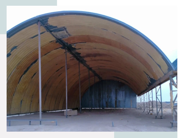 Реконструкция ангаров в Ишимбае