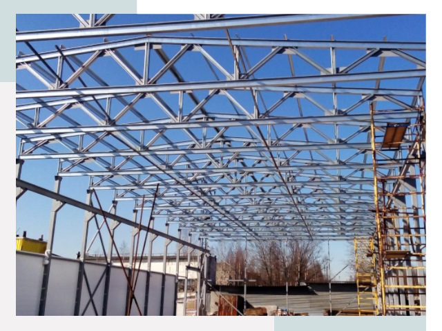 Металлокаркасы для складов в Ишимбае